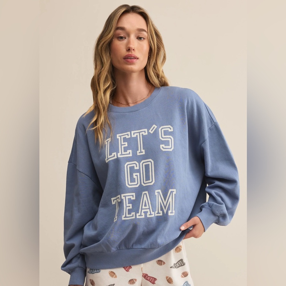 Nwt Z Supply Lets Ho Team Crewneck Sweatshirt Medium